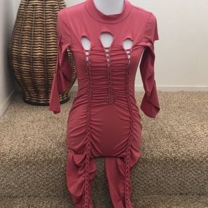 Cleo Pink Cutout Jumpsuit